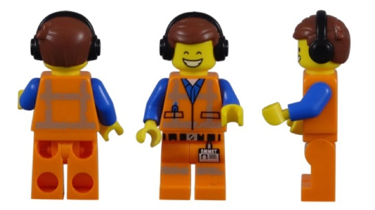 LEGO Awesome Remix Emmet Minifigure 71023-1 Angles