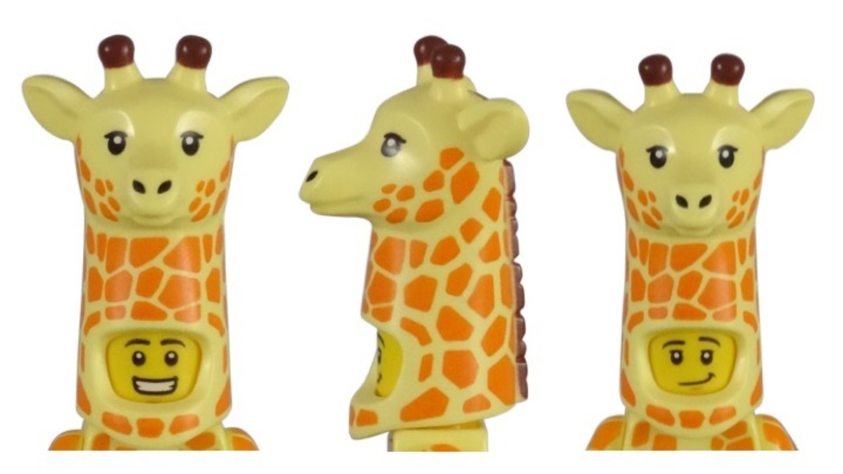 LEGO Giraffe Guy 71023-4 Minifigure Head Piece