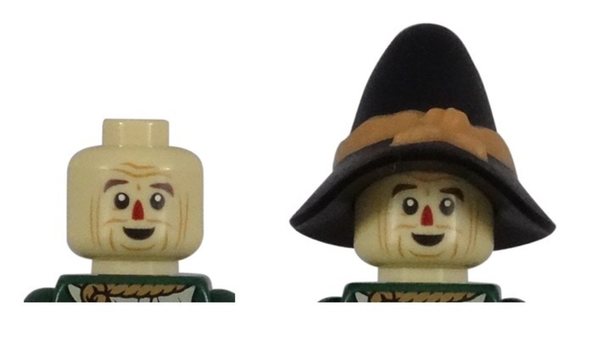 LEGO Scarecrow Minifigure 71023-18 Head