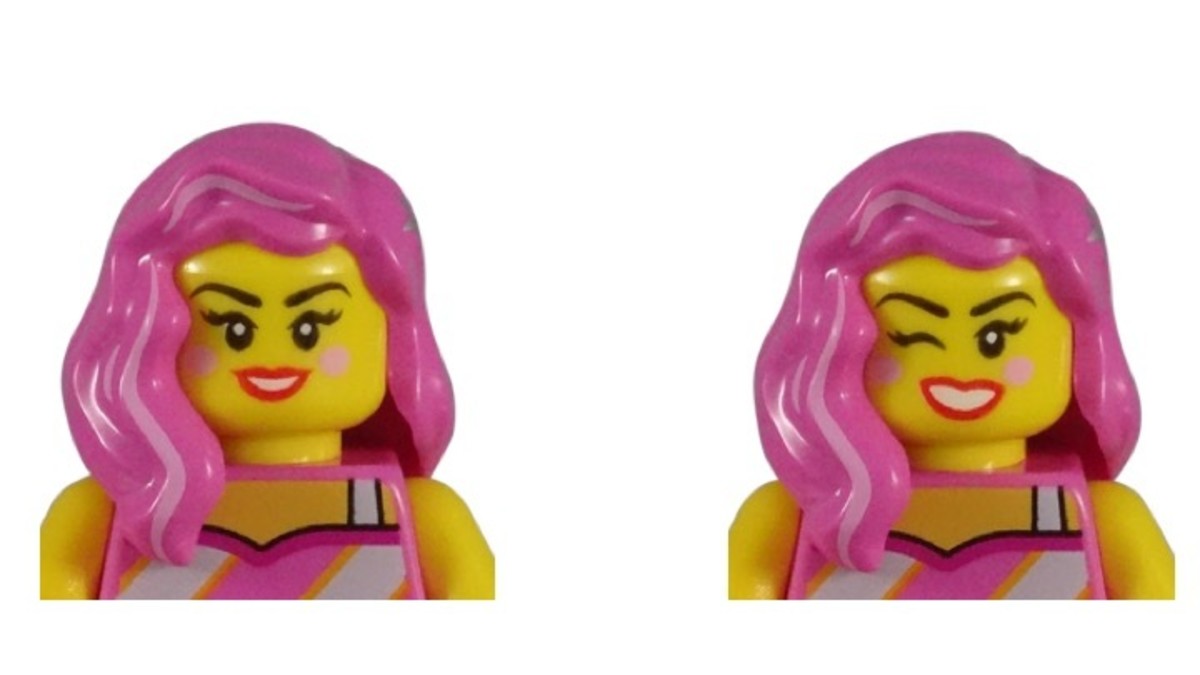 LEGO Candy Rapper Minifigure 71023-11 Head