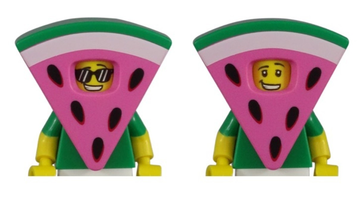 LEGO Watermelon Dude Minifigure 71023-8 Head
