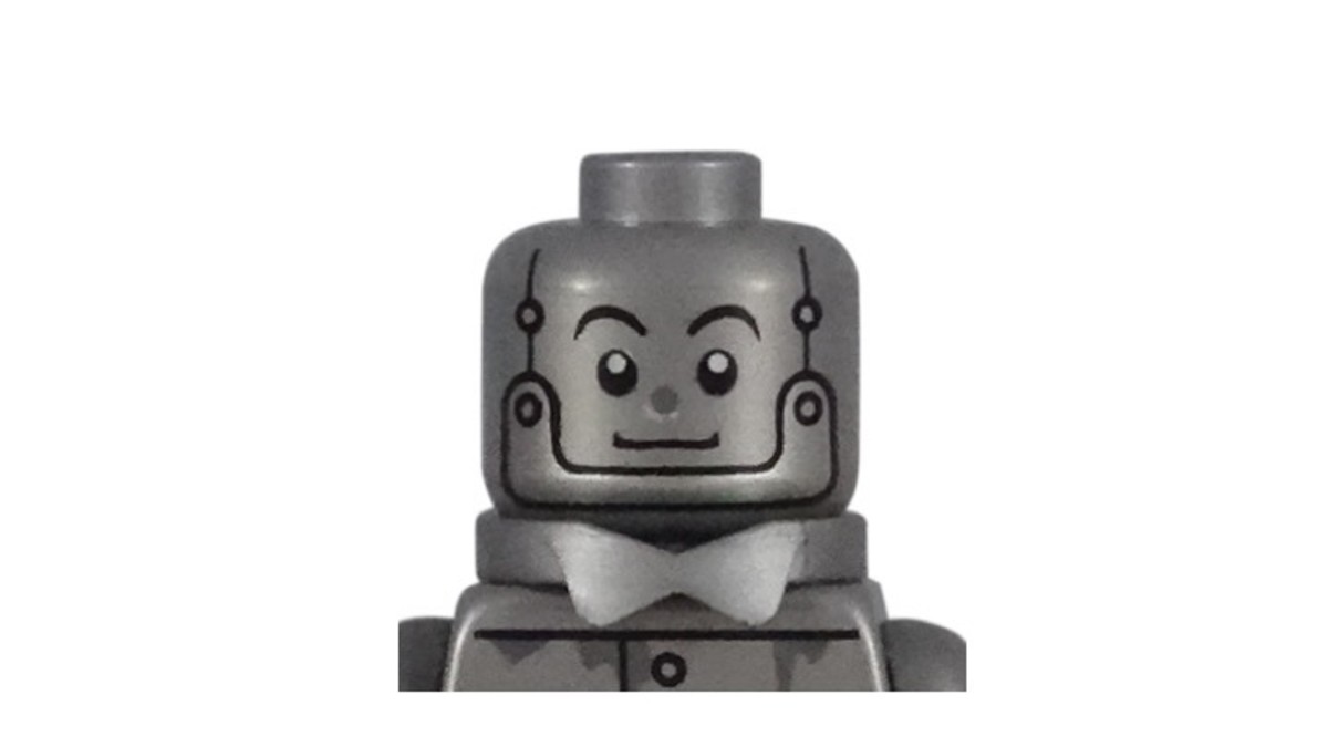 LEGO Tin Man Minifigure 71023-19 Head