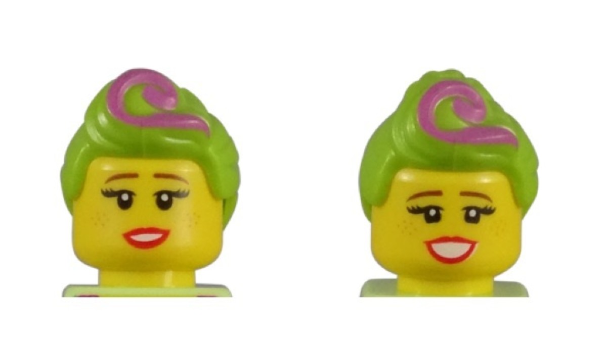 LEGO Hula Lula Minifigure 71023-7 Head