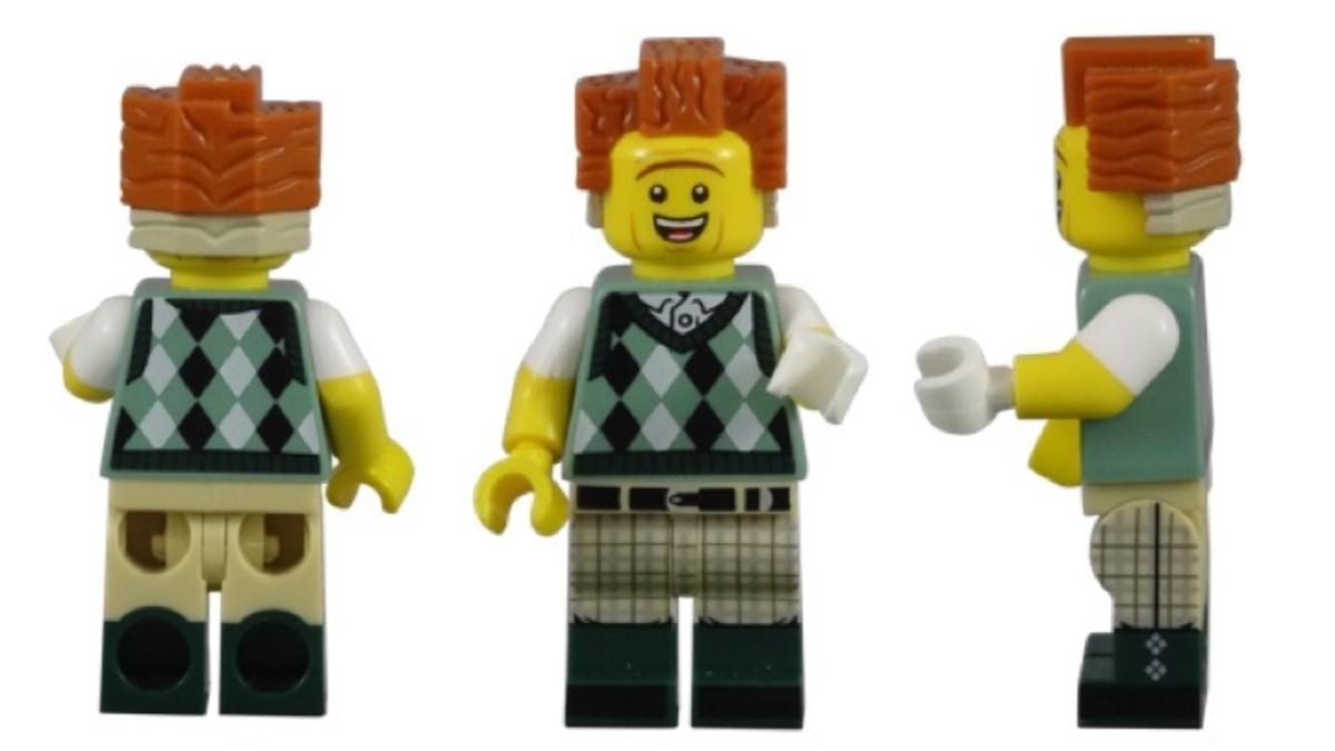 LEGO Gone Golfin' President Business Minifigure 71023-12 Angles