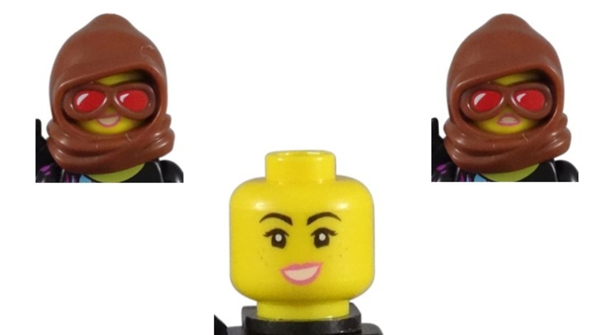 LEGO Battle-Ready Lucy Minifigure 71023-2 Head