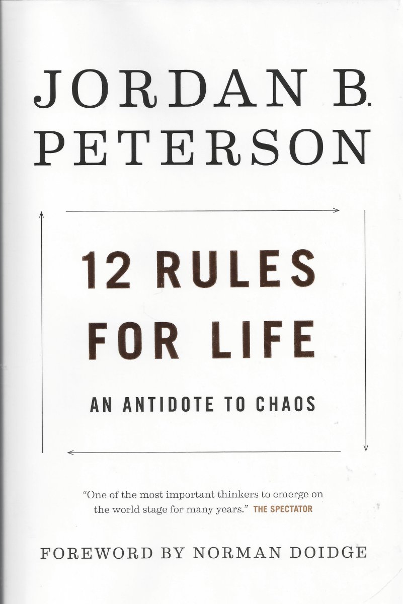 The Cover of "12 Rules for Life" by Dr. Jordan Peterson 