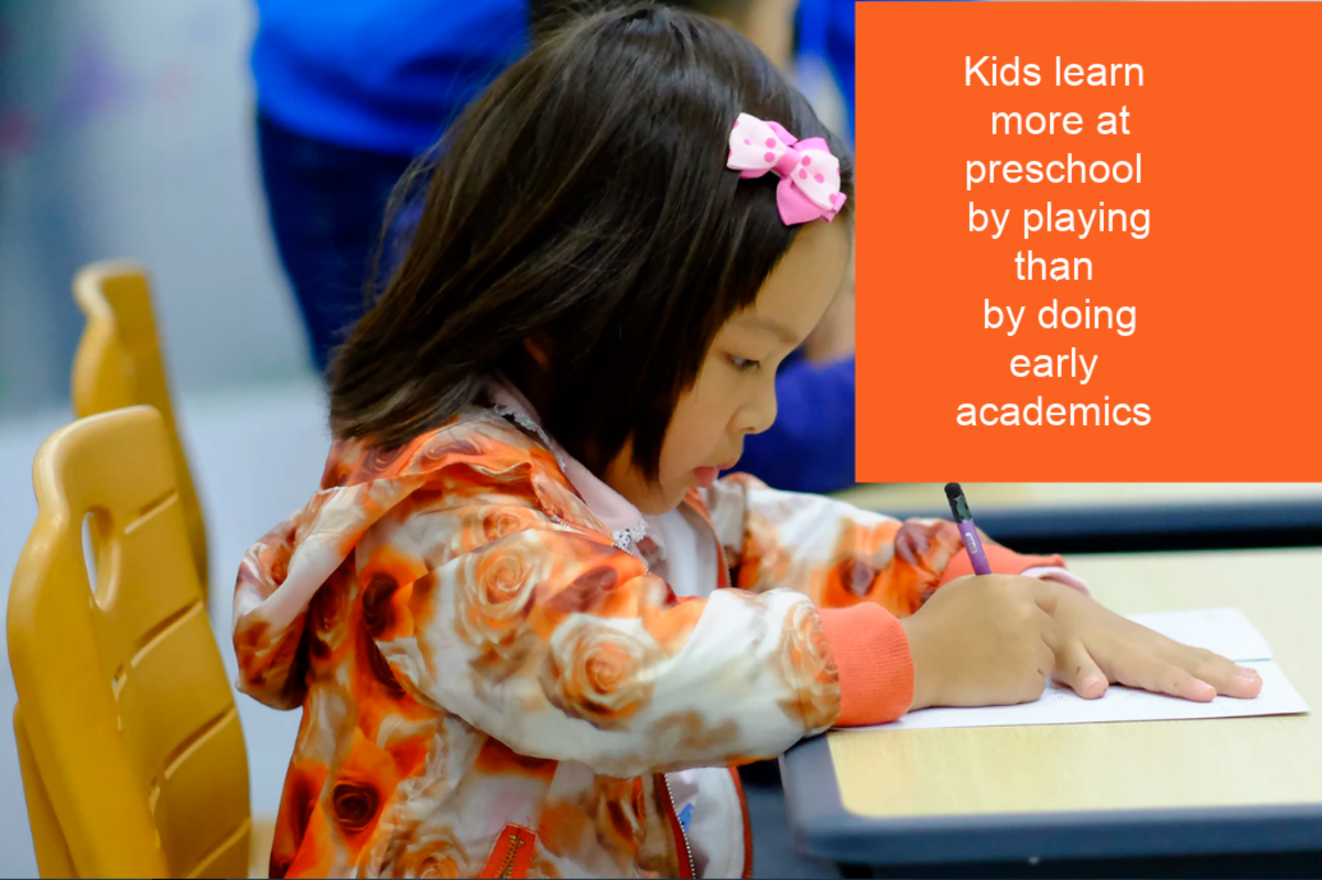 Academic rigor may be appropriate for older students, but it has no place in early childhood education.