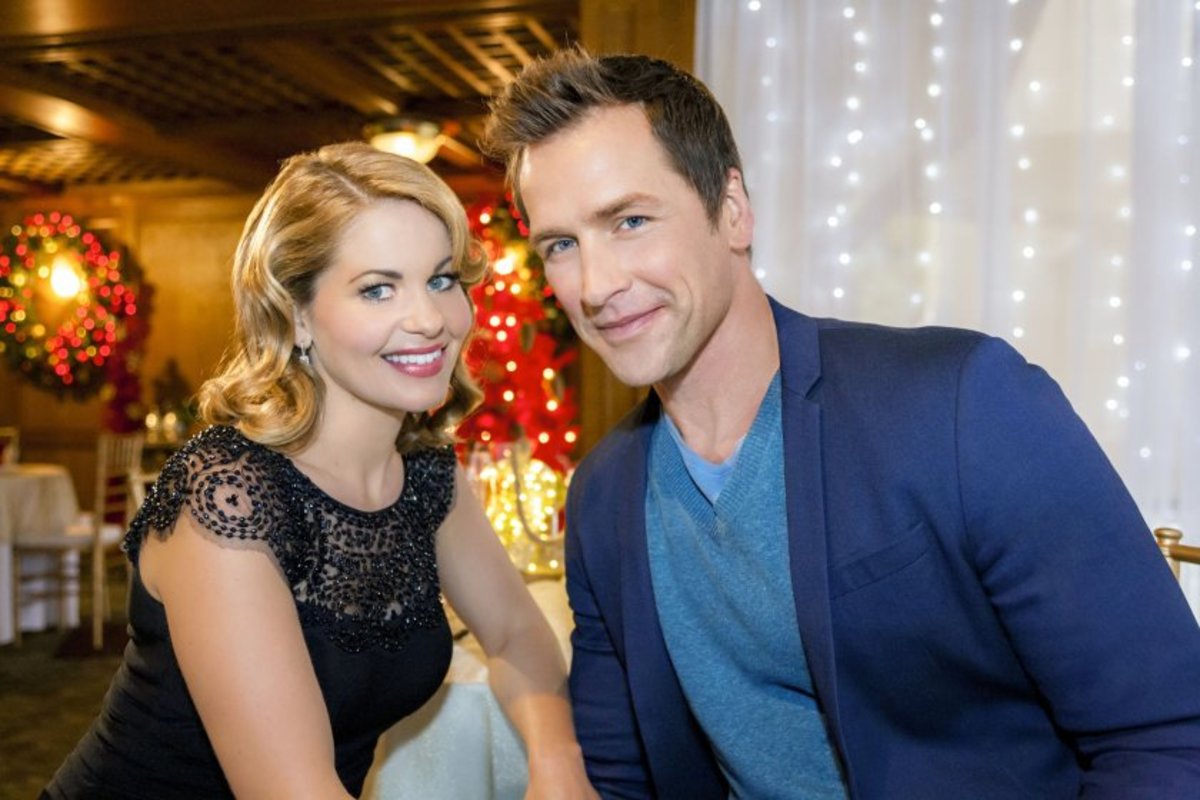 Paul and Candace Cameron Bure in "A Christmas Detour"