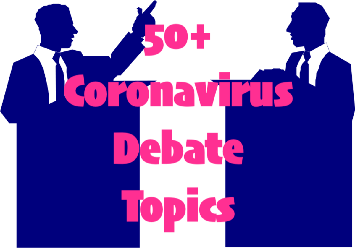 这篇文章列出了关于冠状病毒的50多个辩论话题。