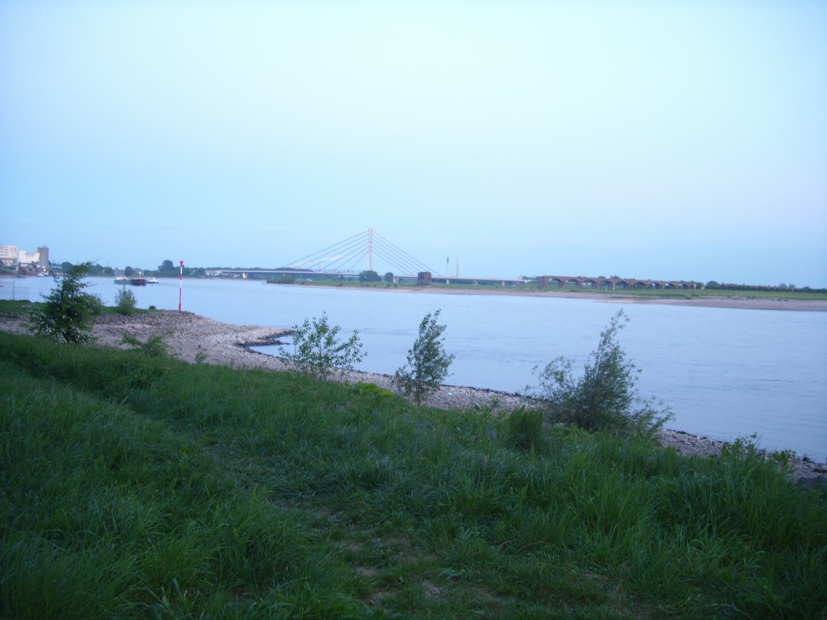 The Rhine River in Wesel
