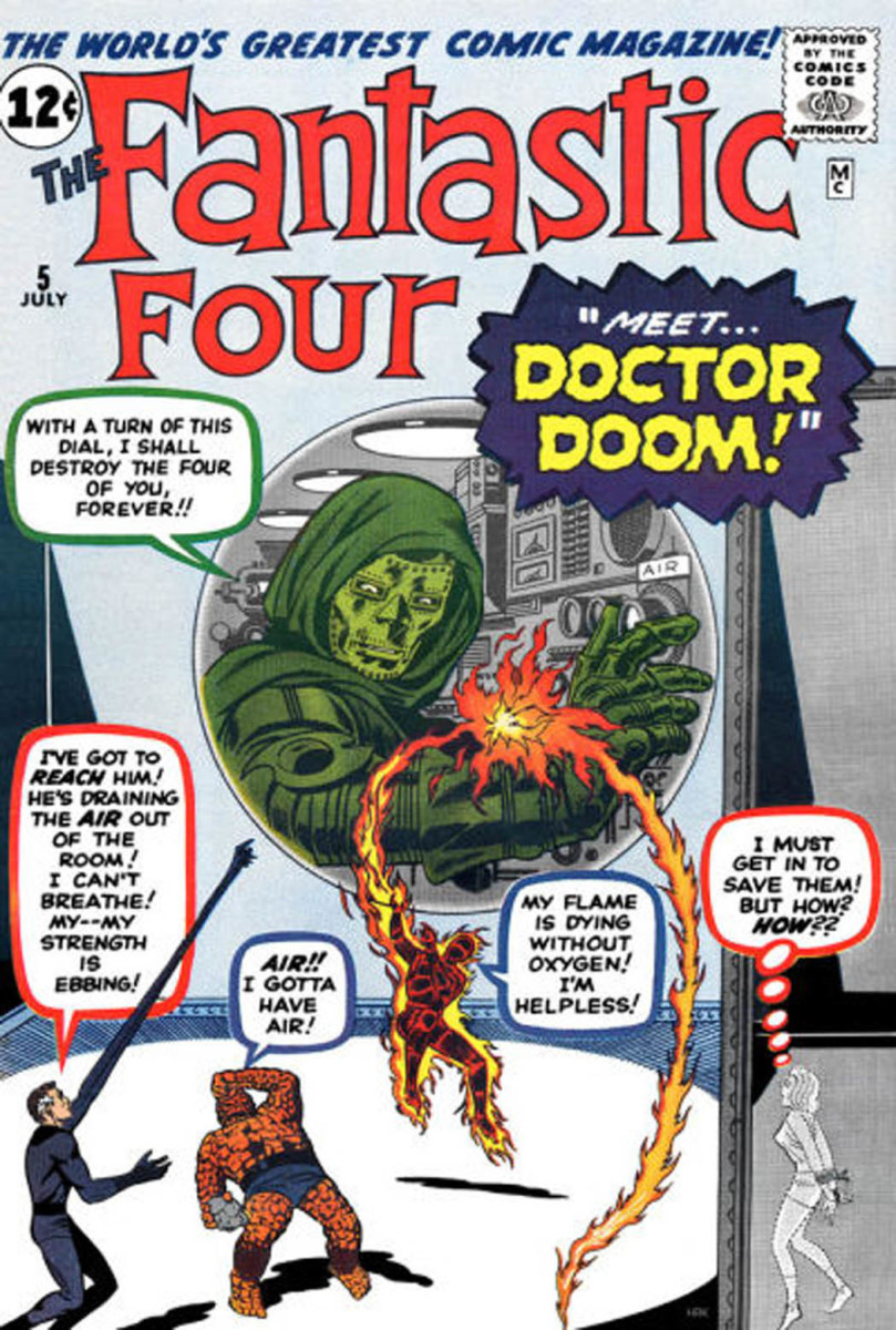 Fantastic Four #5, the first appearance of Dr. Doom.