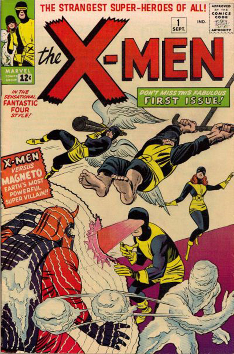 X-Men #1 - 1st appearance of the X-Men and Magneto.