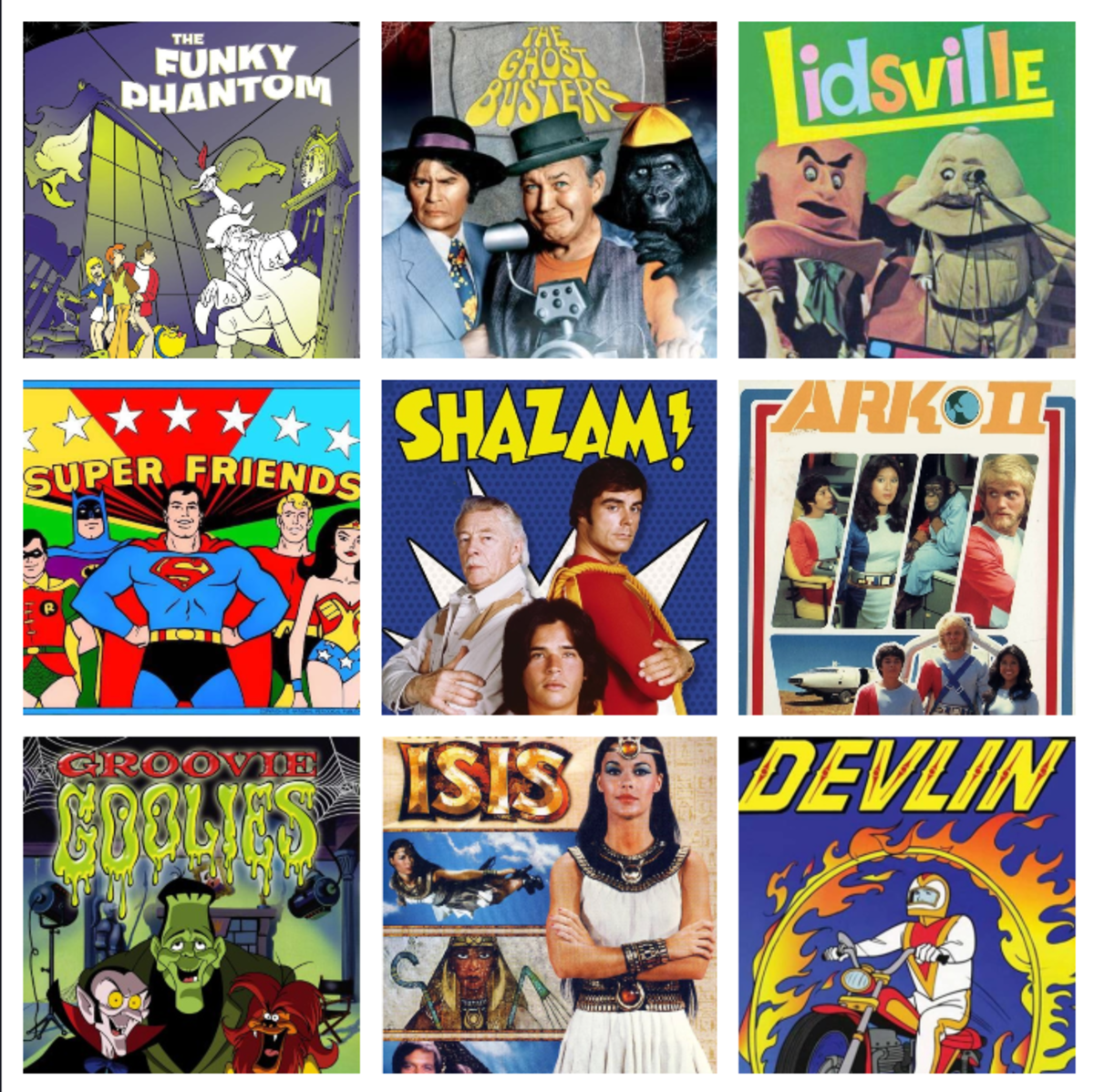 Saturday mornings in the 1970s were filled with cartoons and live-action shows, some classics, and some obscurities you can only find on YouTube—if you're lucky!