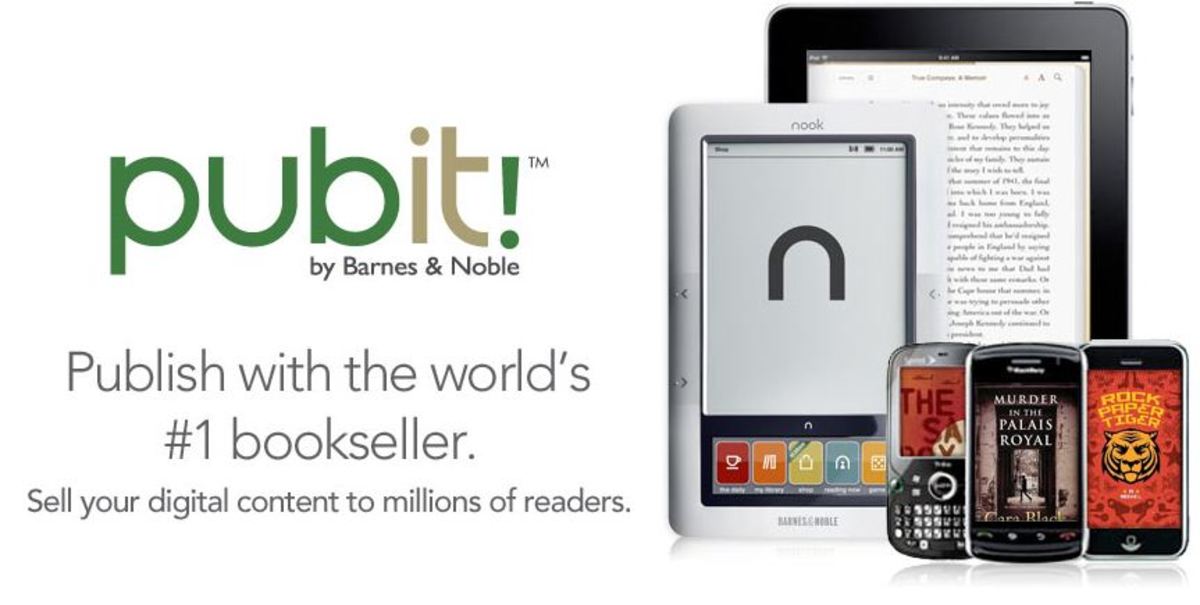 Publishing with Barnes & Noble: Nook Press, Formally Called PubIt!
