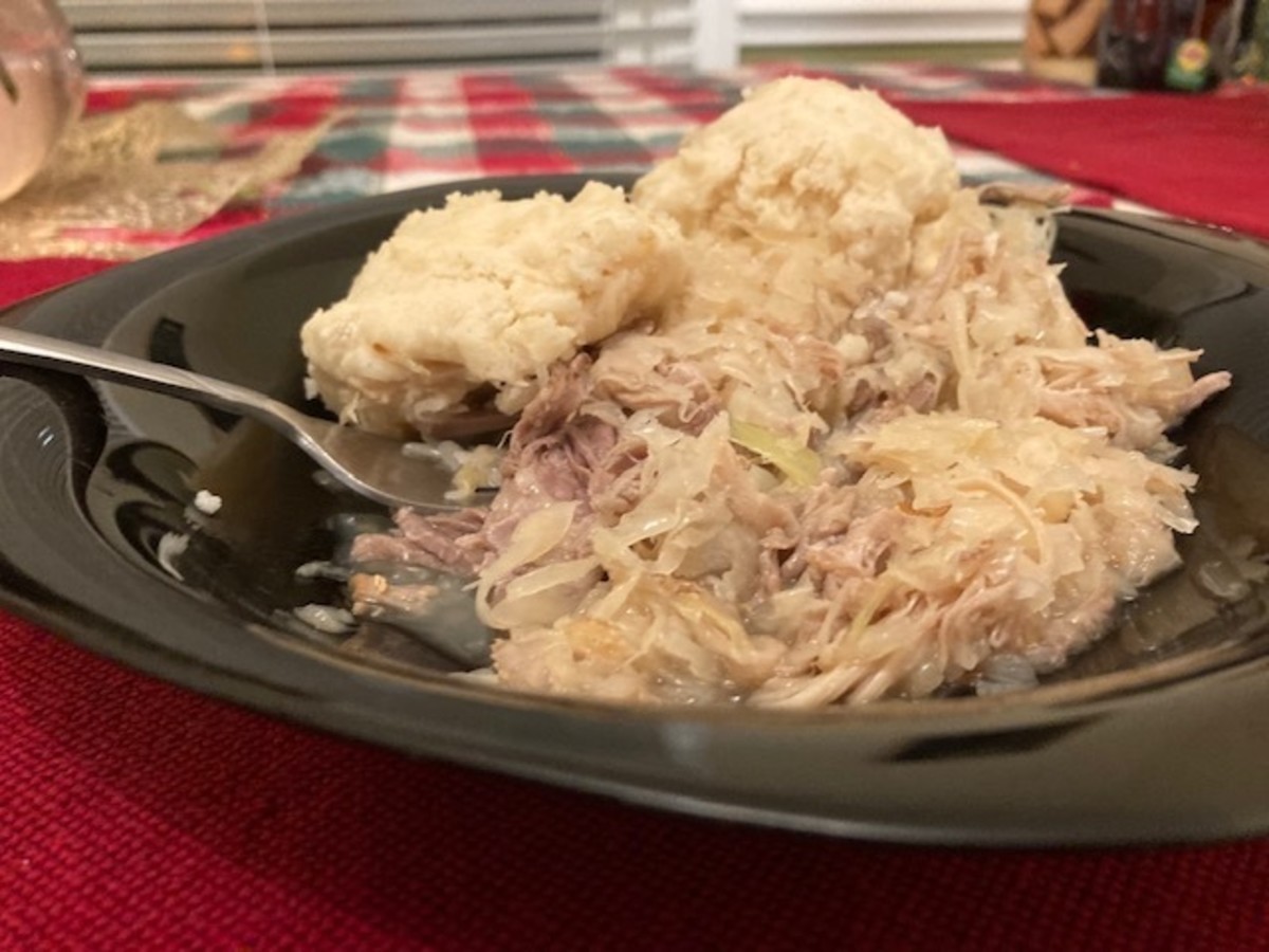 Pennsylvania Dutch Pork and Sauerkraut for New Year's Day