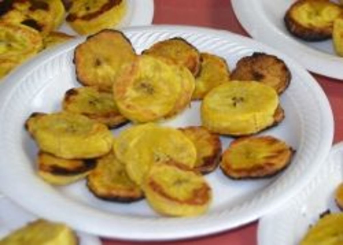 Baked plantains - Photo taken by Michelle Harrison, who participates in our class