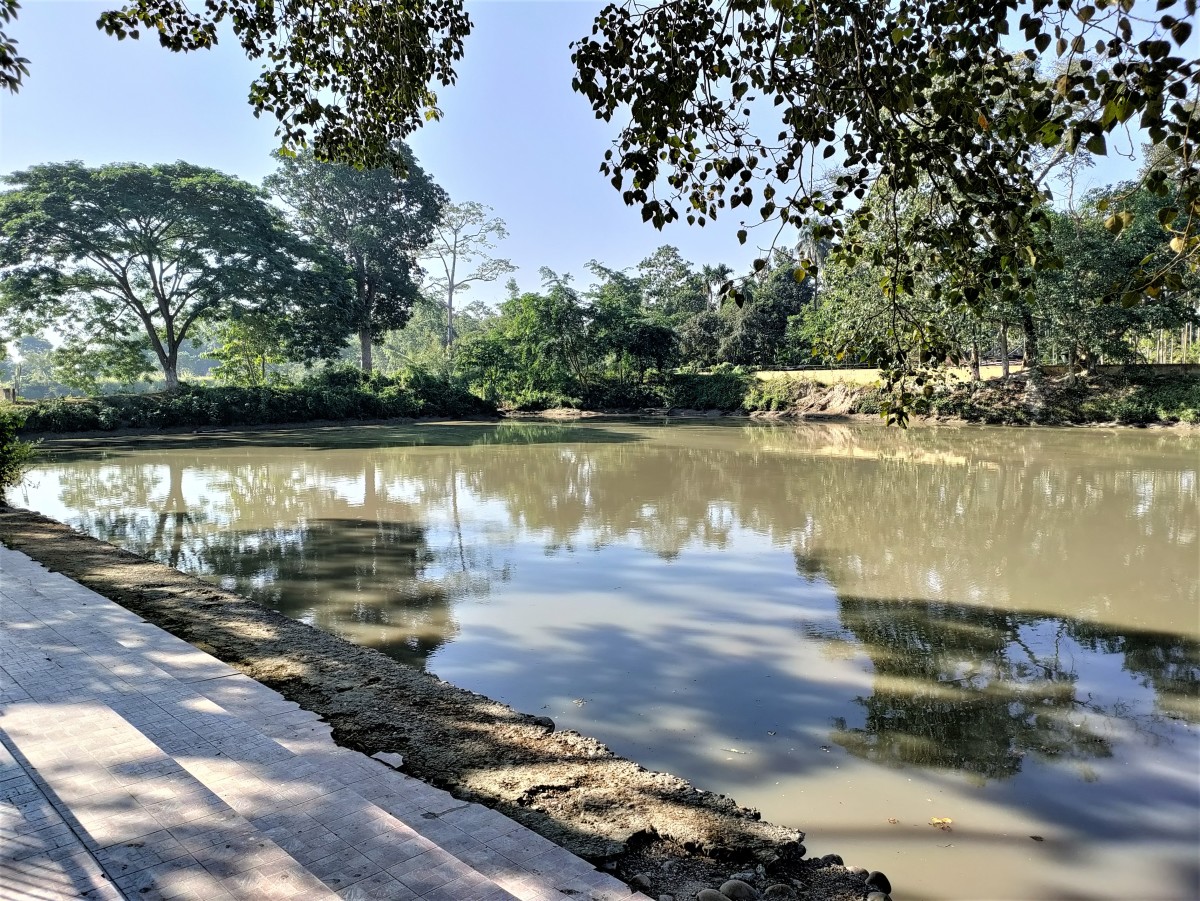 Pond at Naga Shankar temple