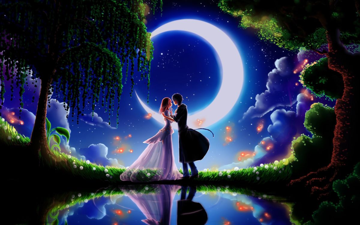 The Full Moon Shines for True Love