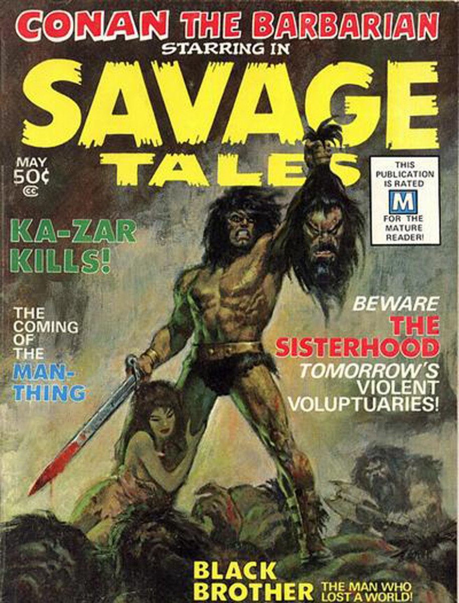 Savage Tales #1 cover by John Buscema.