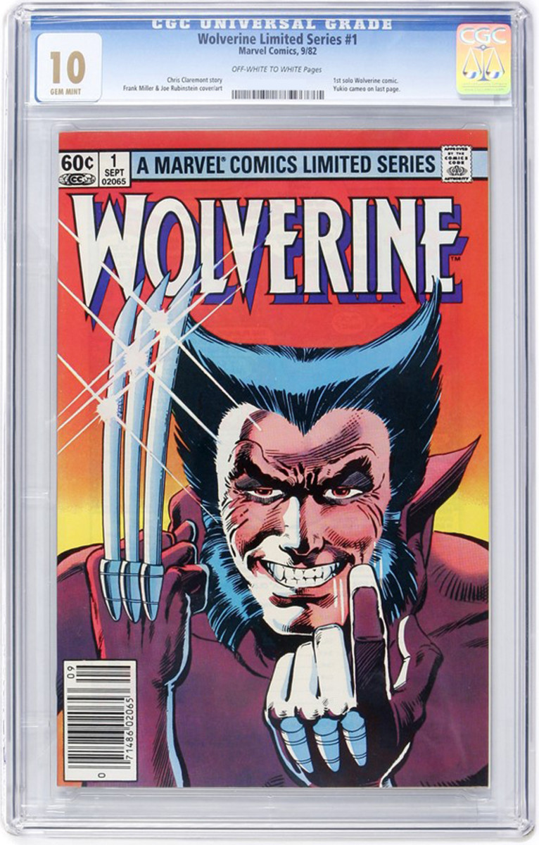 Wolverine #1 CGC 10. Cover by Frank Miller and Josef Rubinstein