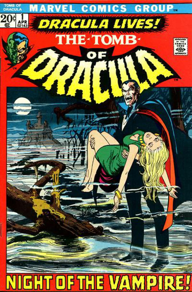 Tomb of Dracula #1 - Neal Adams cover.