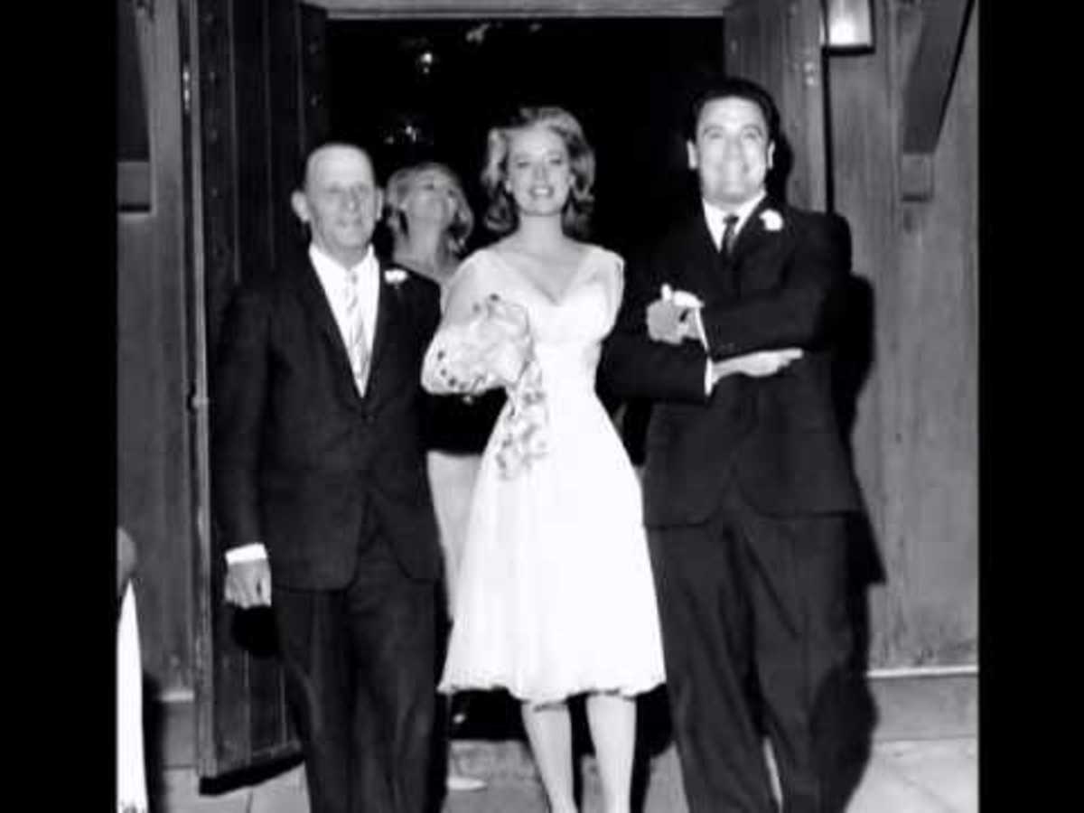 Joe Weider and Betty Brosmer wedding day
