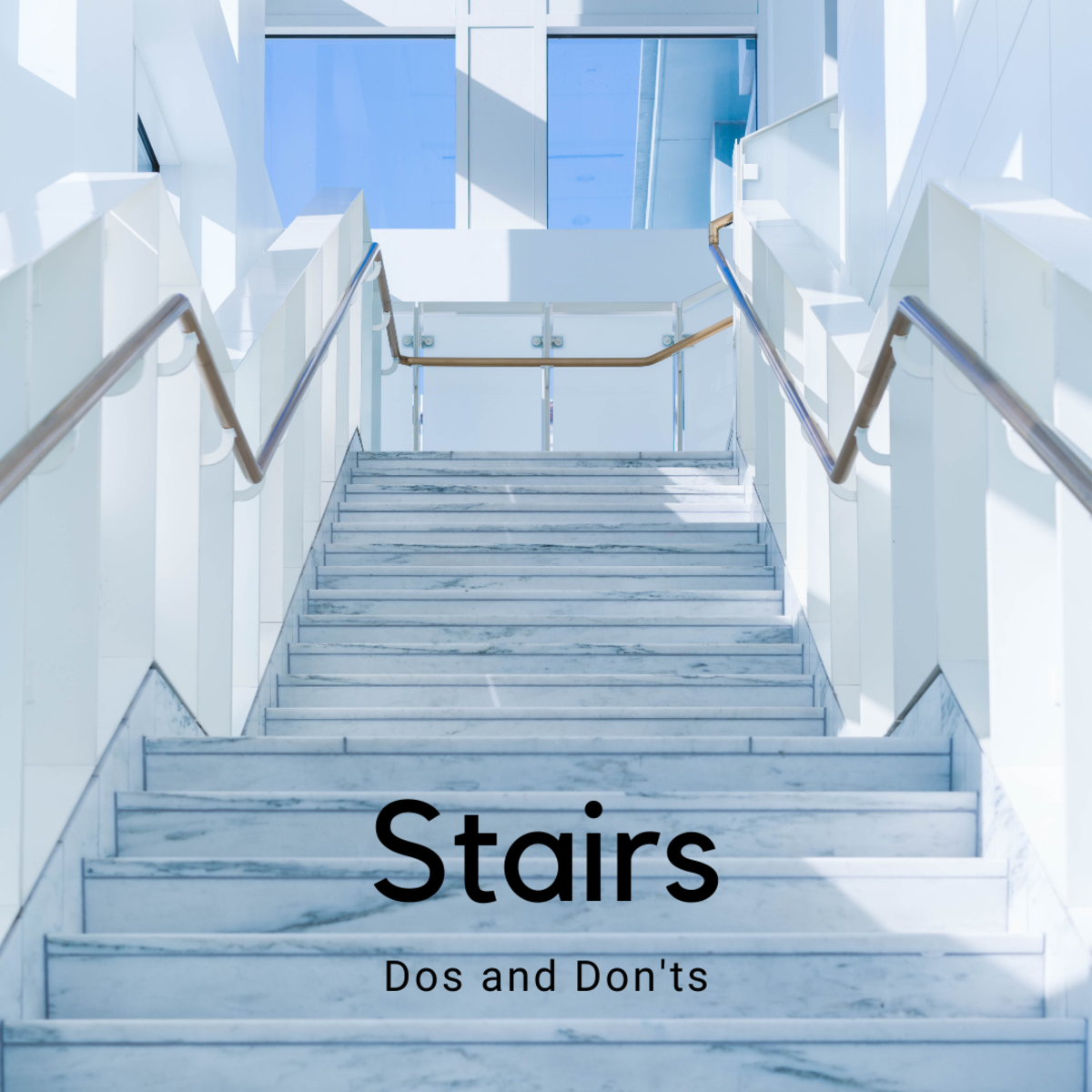 Learn the etiquette for stairs