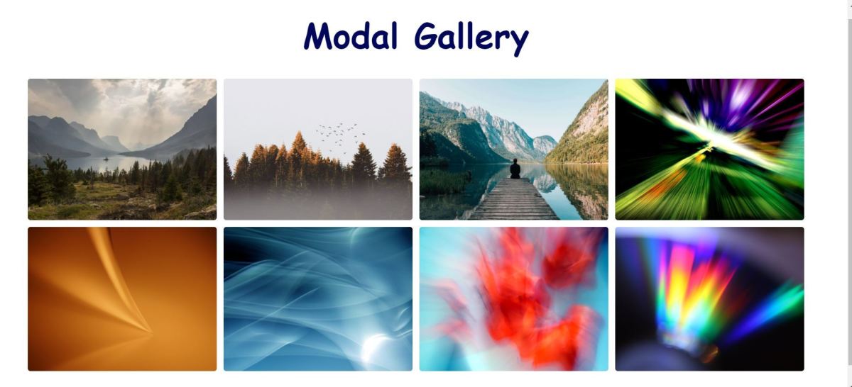 How to Create a JavaScript Modal Gallery