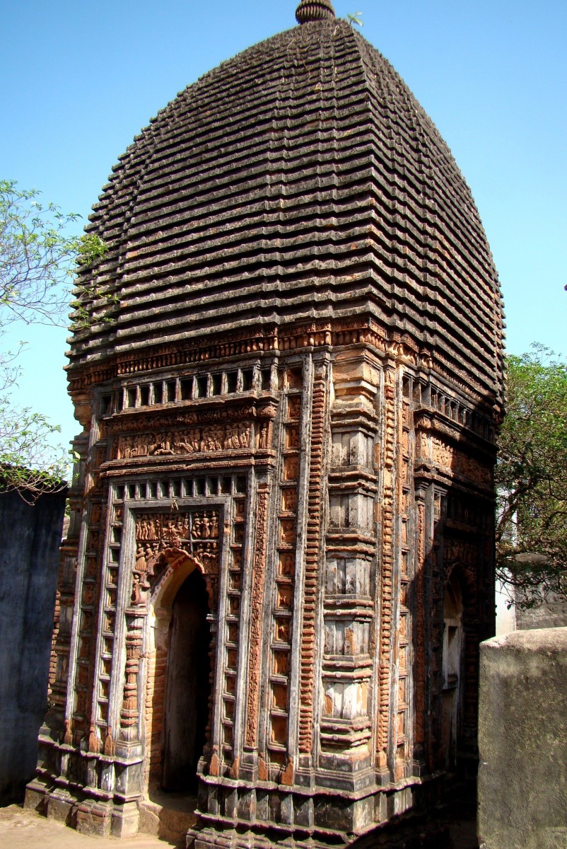 "DEUL" type Dewanji temple; Hetampur, Birbhum district