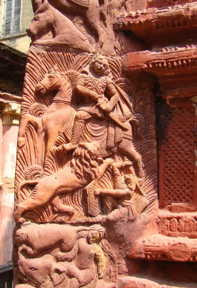 Regular or common "Mrityulata" panel; Gopinath temple, Dasghara