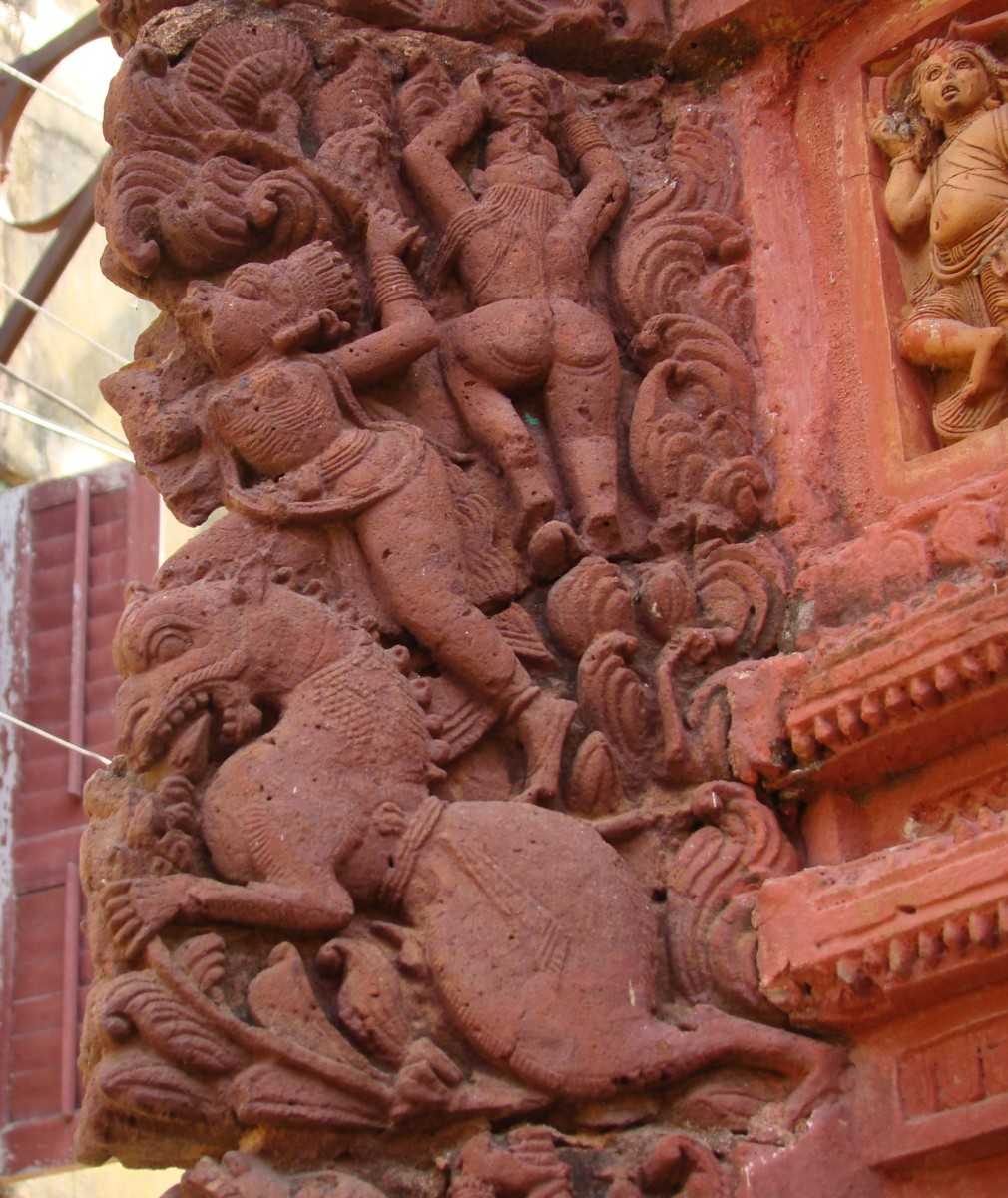 Demons; Gopinath temple, Dasghara