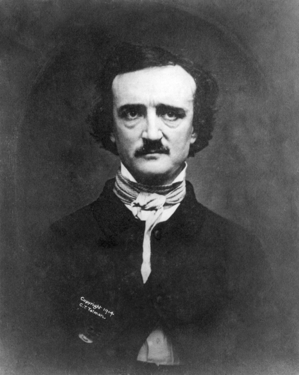 Edgar Allan Poe: Image by WikiImages from Pixabay
