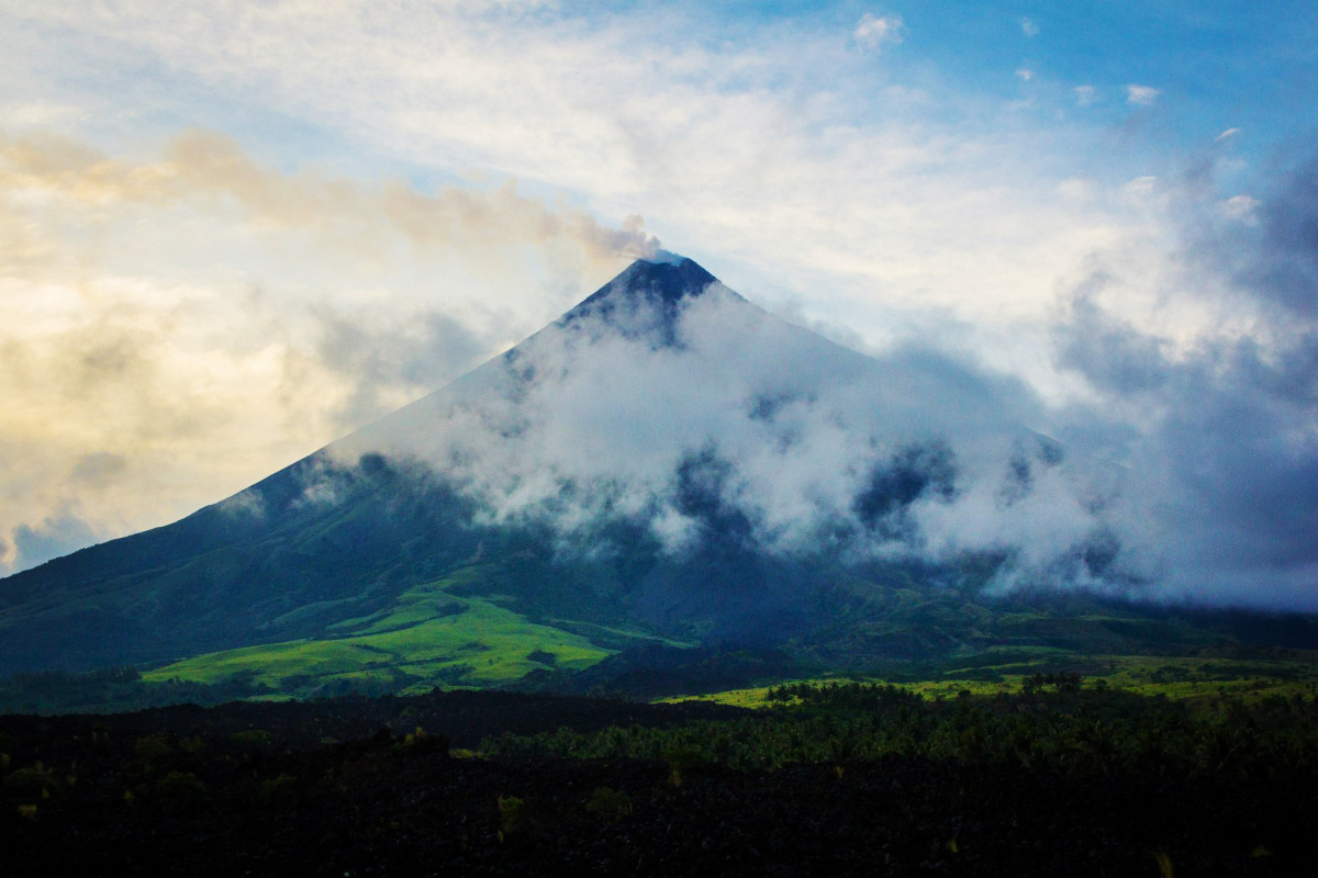 The magnificence of Mount Mayon as viewed on the Lava Front
