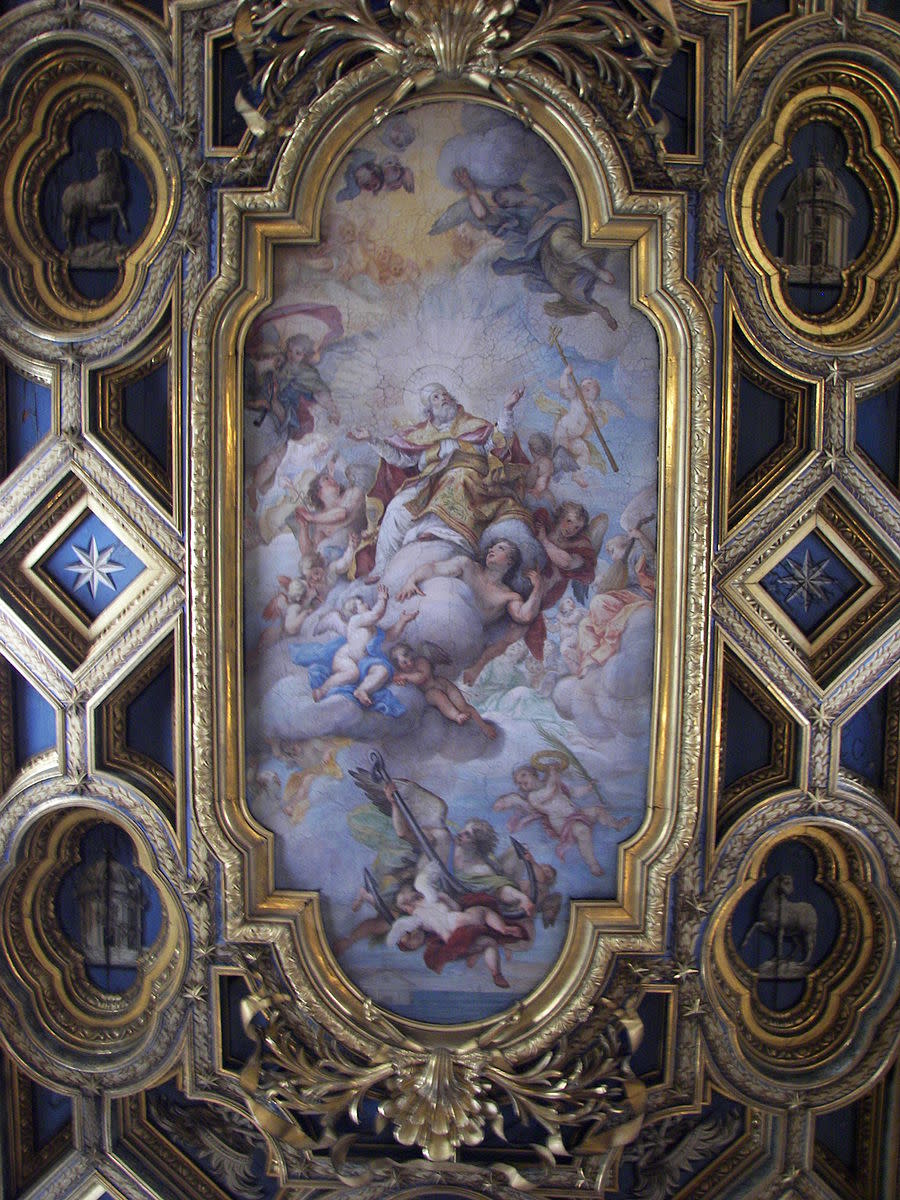 The Glory of Saint Clement, painted by Giuseppe Chiari 