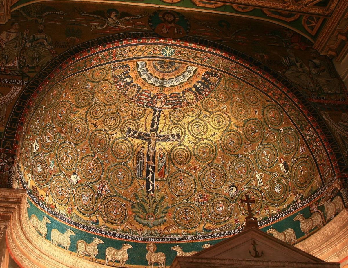 Apse mosaic, completed in the 1130s