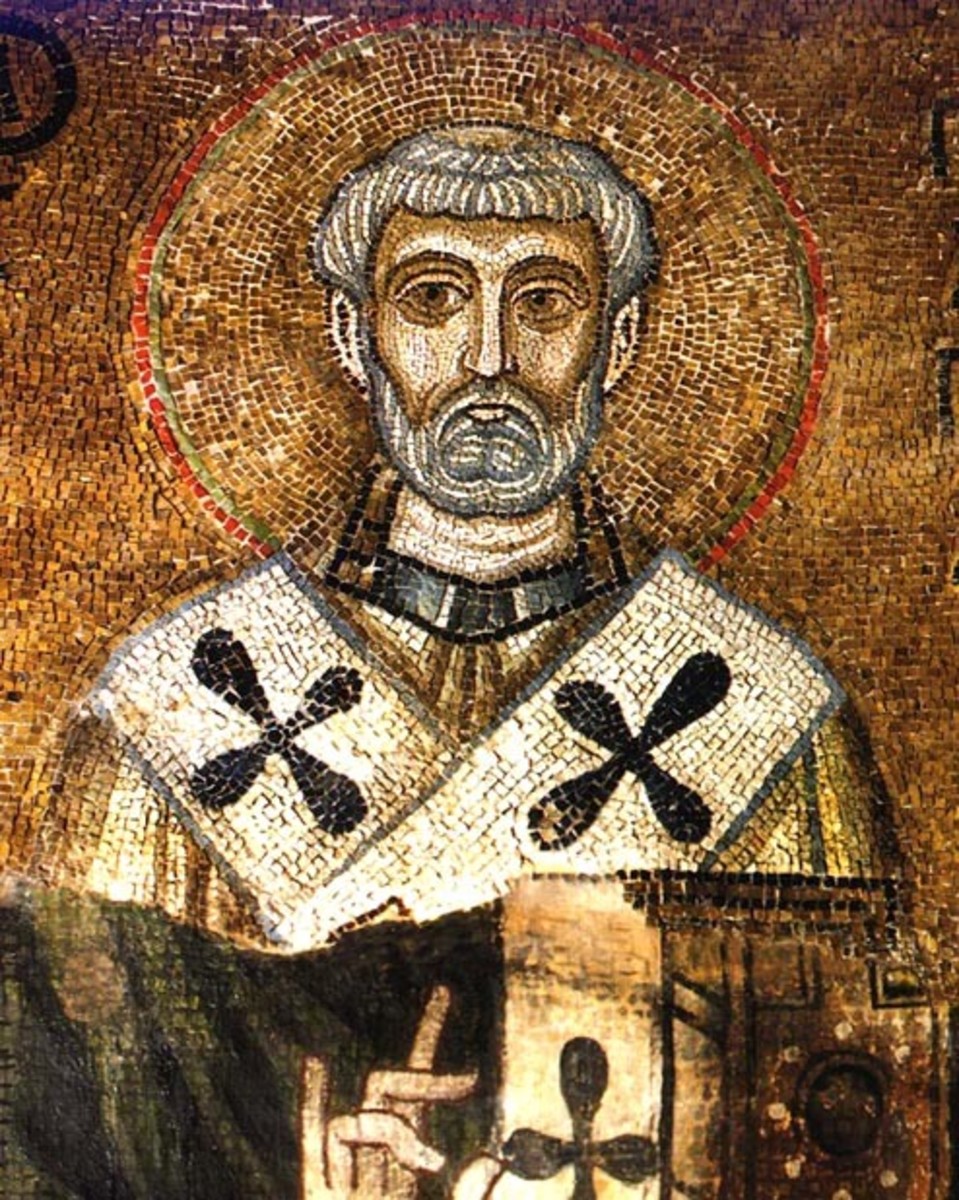 Mosaic of Pope Clement I