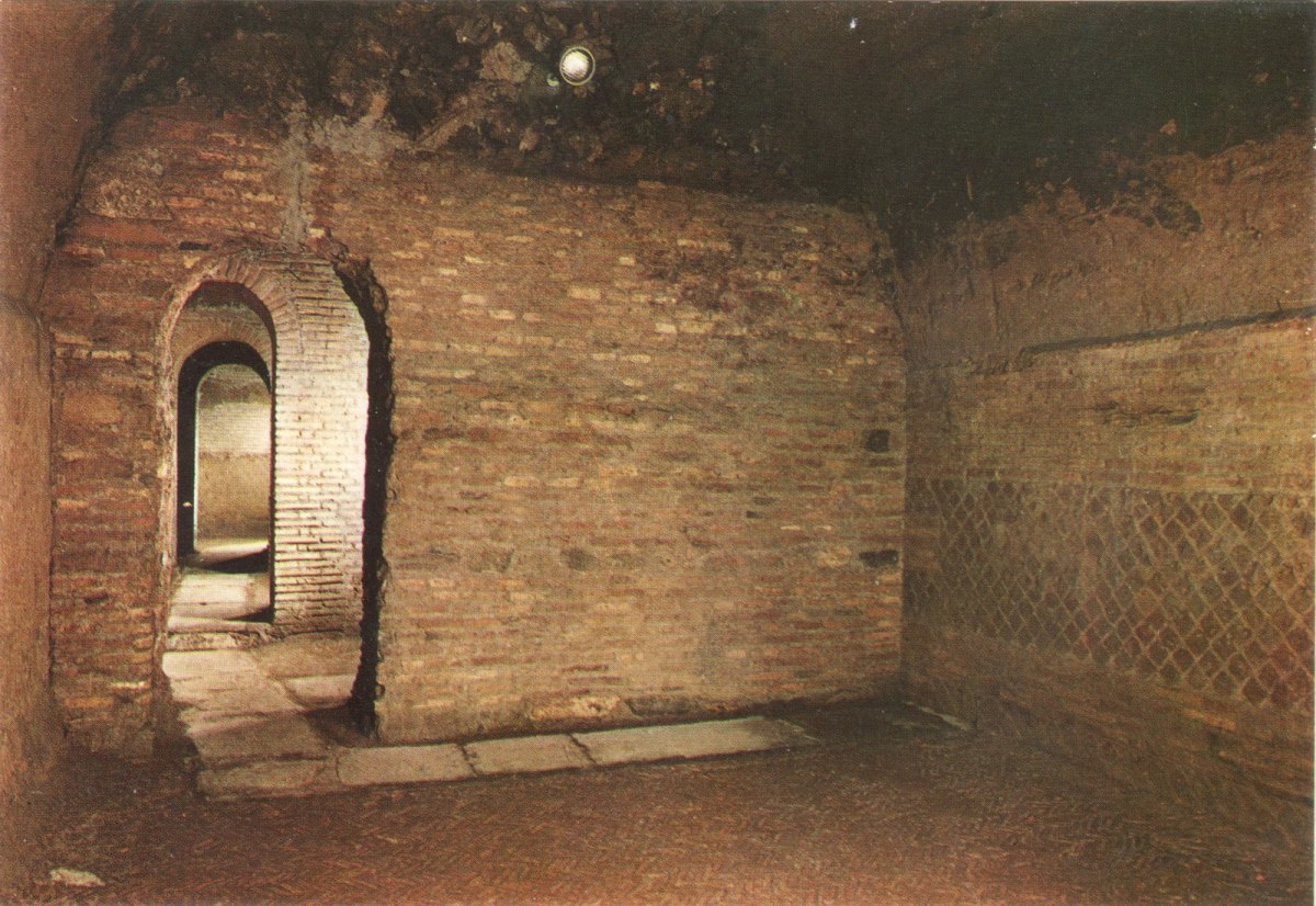 A room inside one of the 1st-century buildings