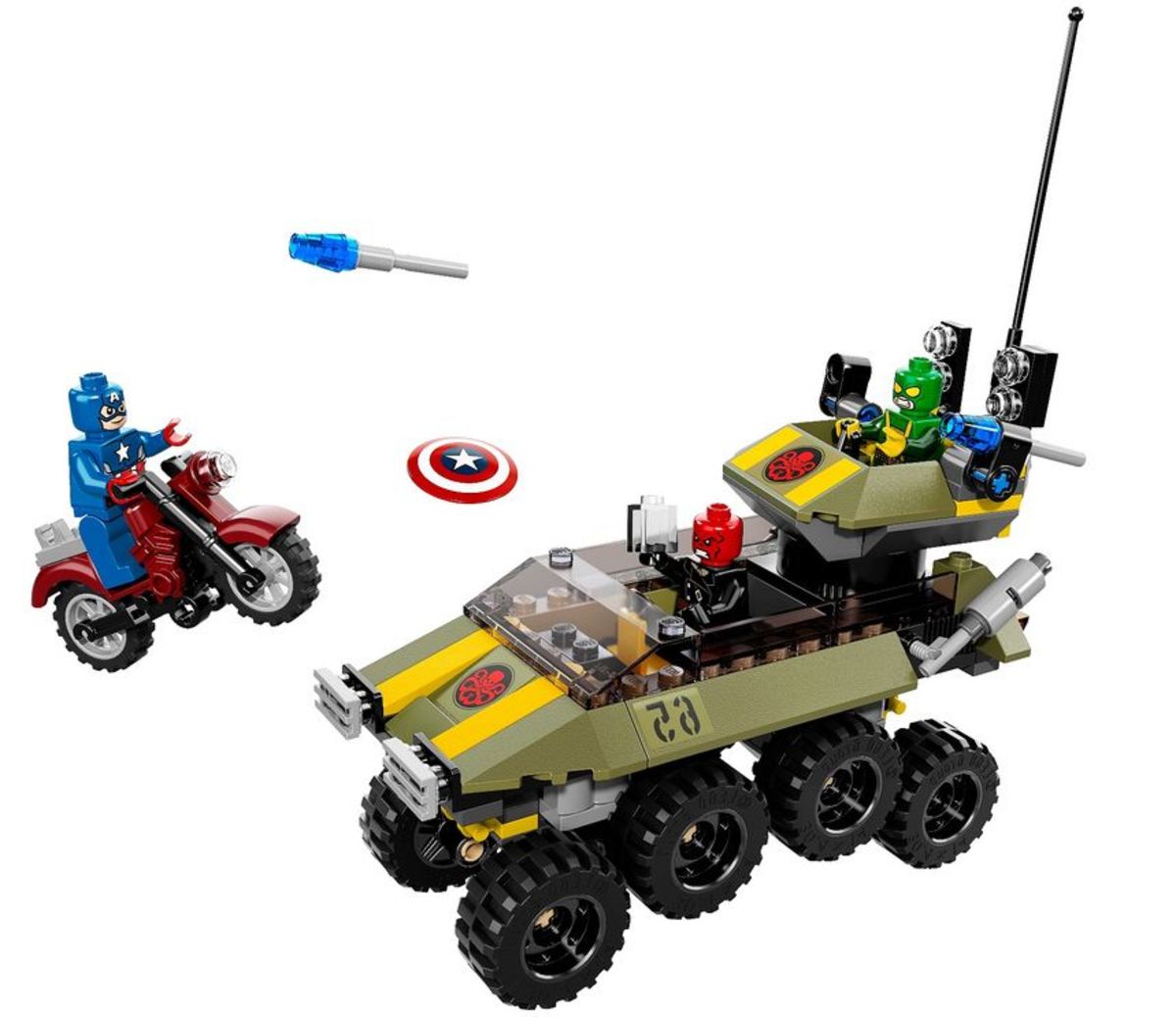 LEGO Avengers: Captain America vs. Hydra 76017 Built 