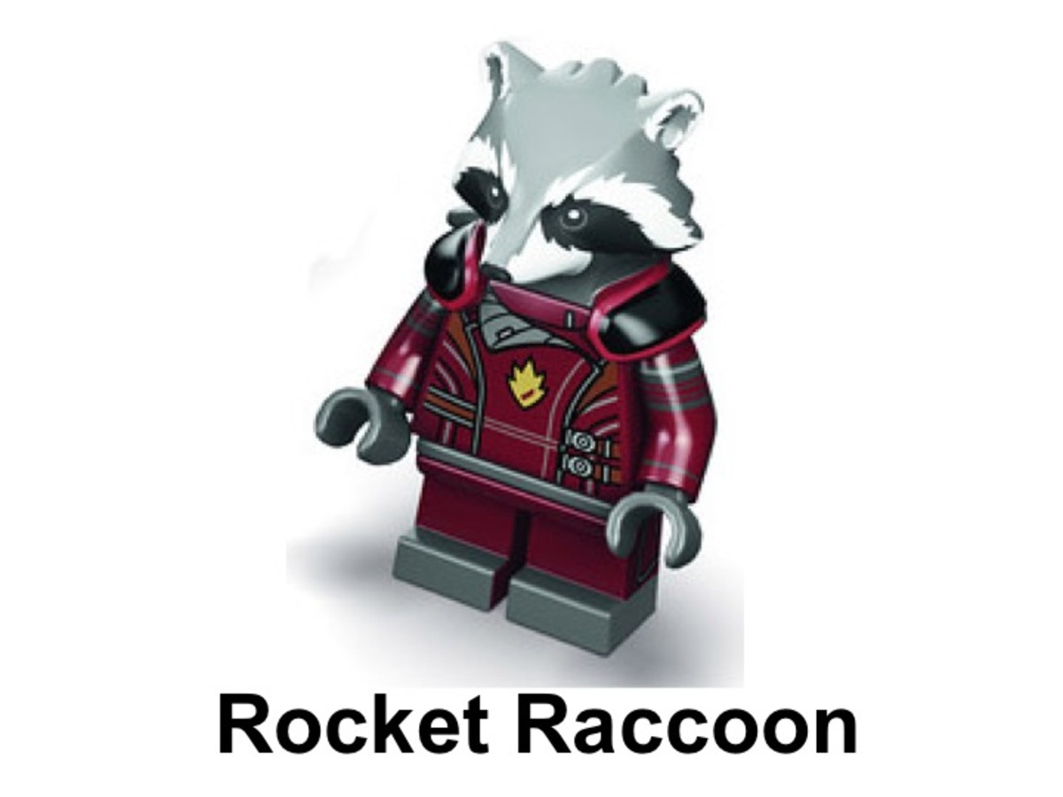 LEGO Rocket Racoon’s Warbird COMCON034 Minifigure
