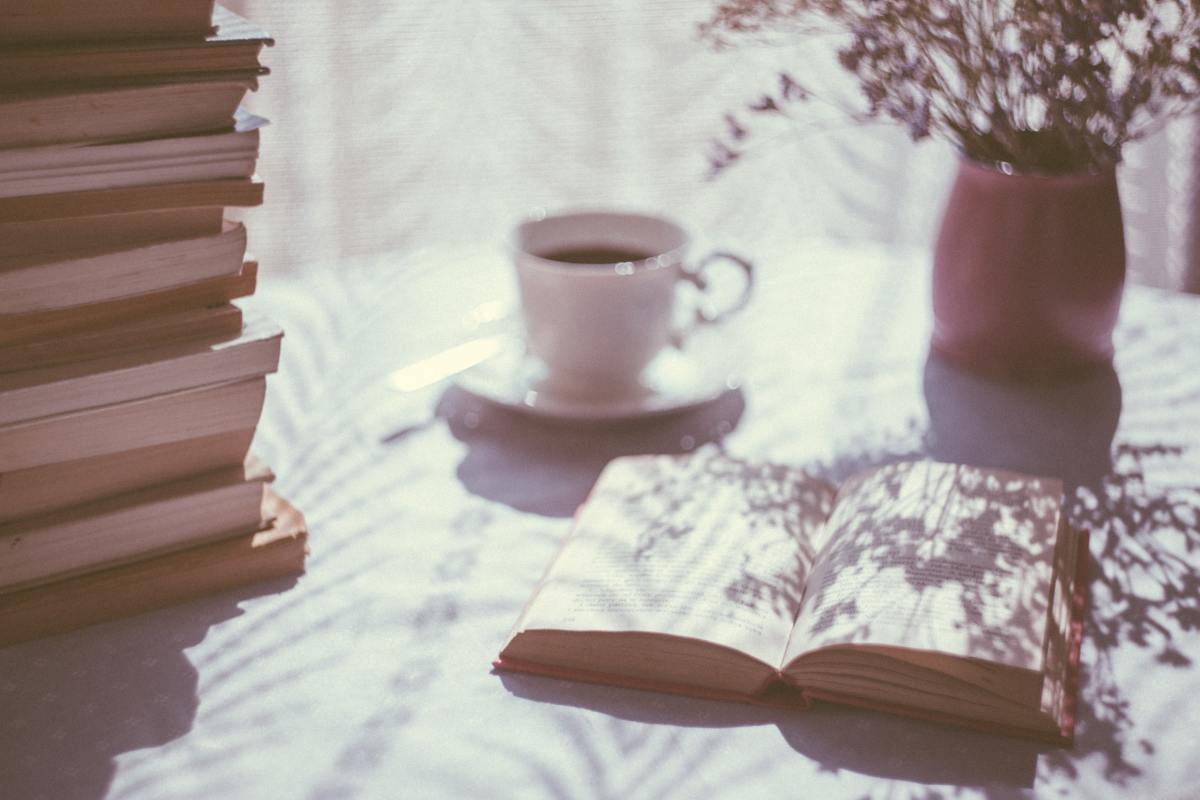 Nothing beats a good book and a good cup of tea. 