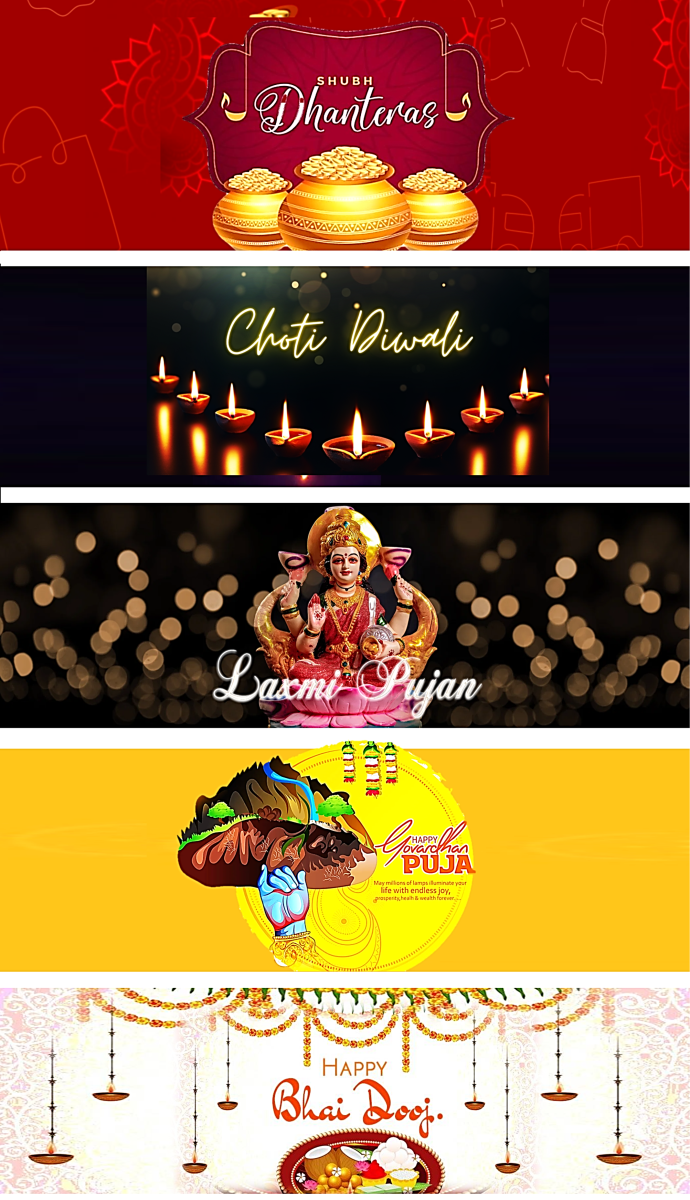 Significance of Five days of Diwali celebration