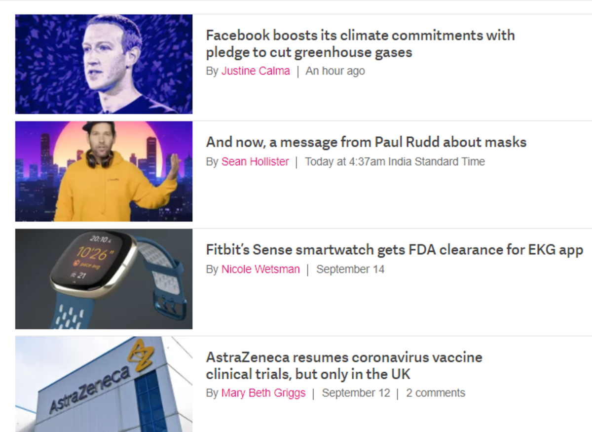 The Verge 'Science' Section