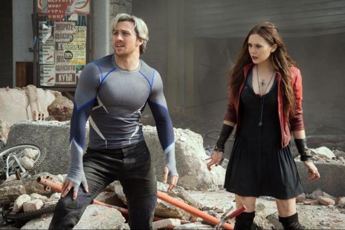 We're also introduced to Quicksilver and the Scarlett Witch too