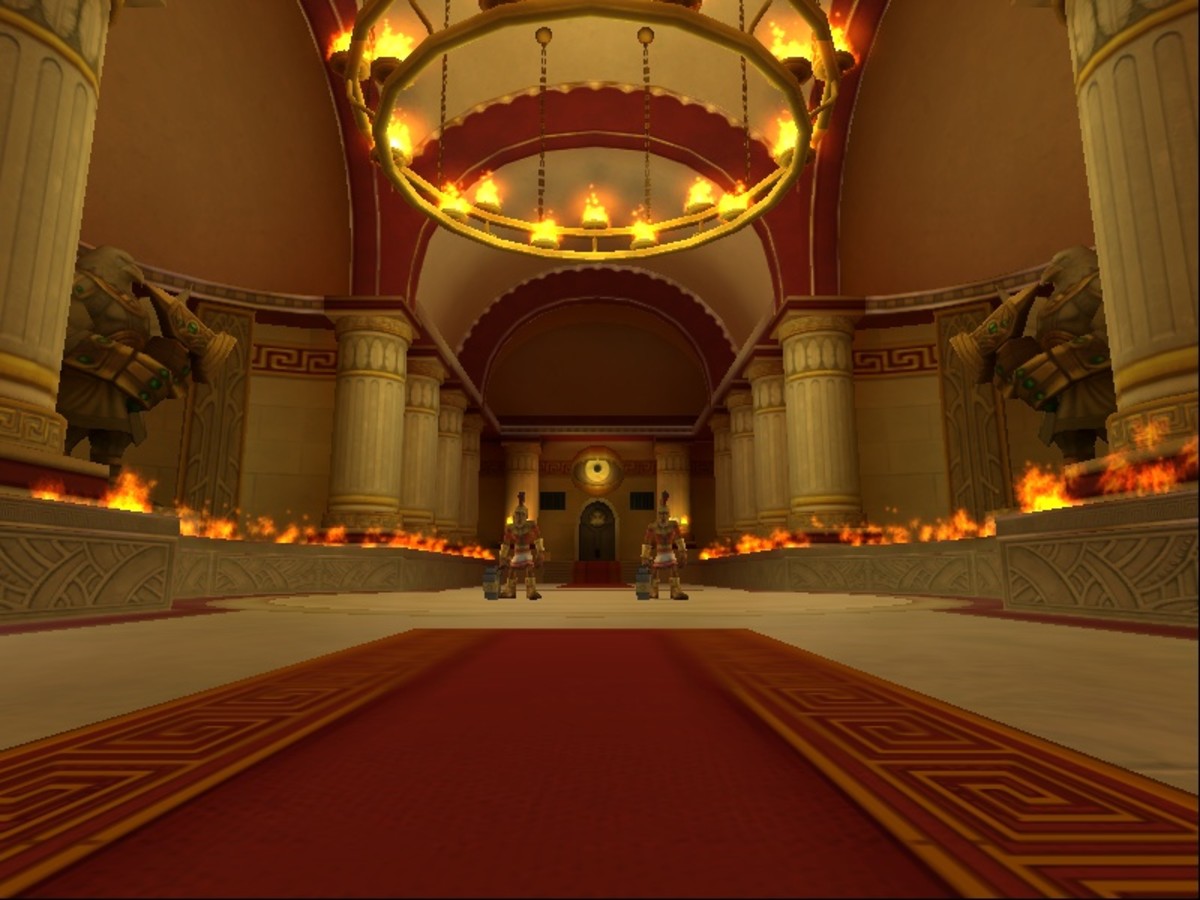 The Hall of the Watchful Eye is probably called that because they need to keep a watchful eye on all that fire!