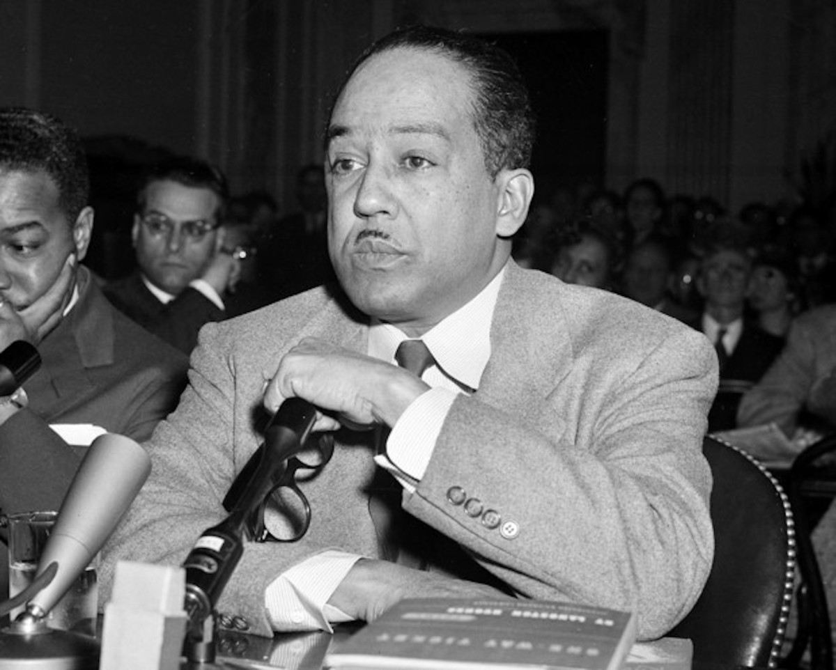 Langston Hughes speaking before the House Un-American Activities Committee  