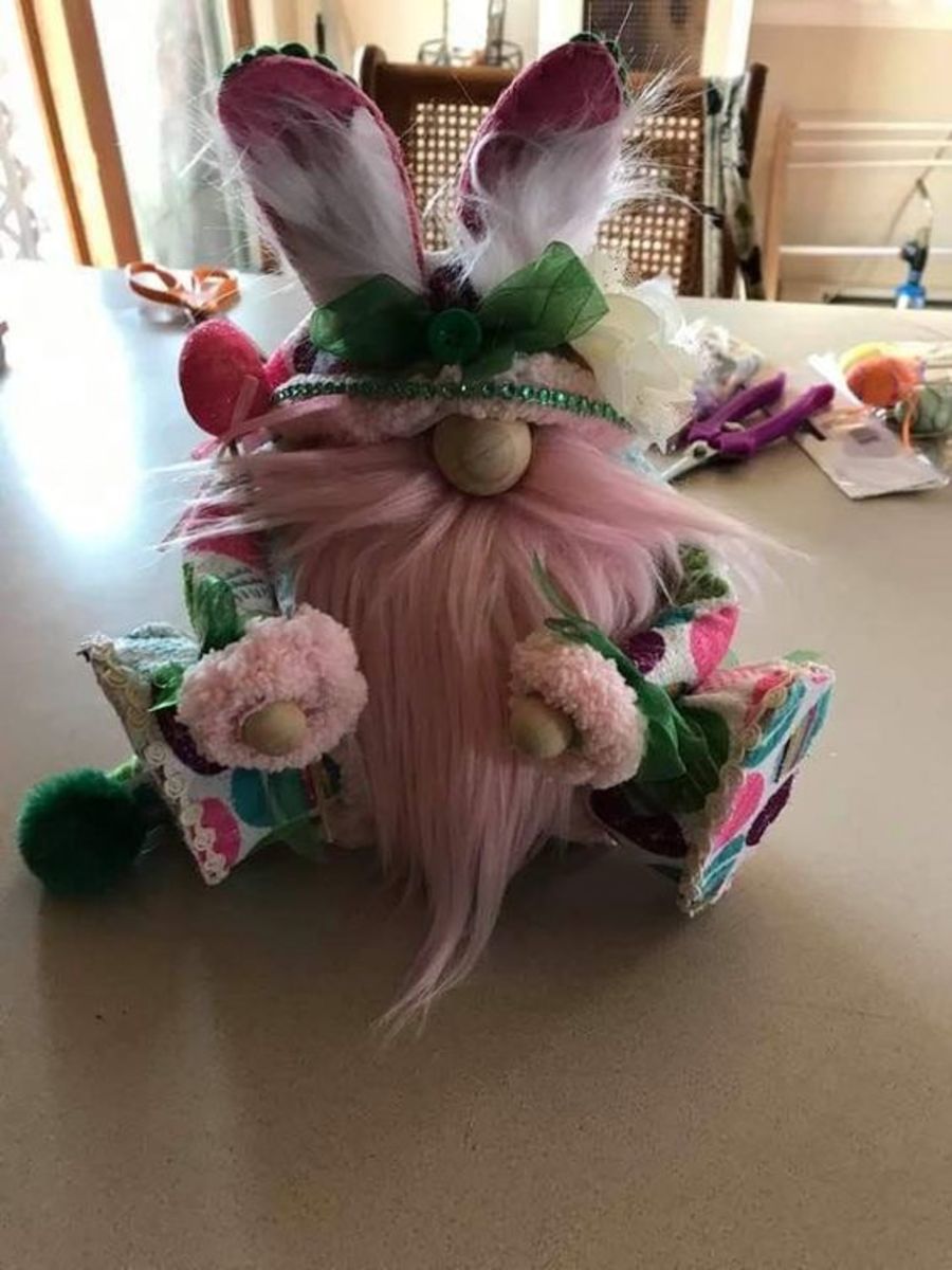 Fancy Easter Gnome