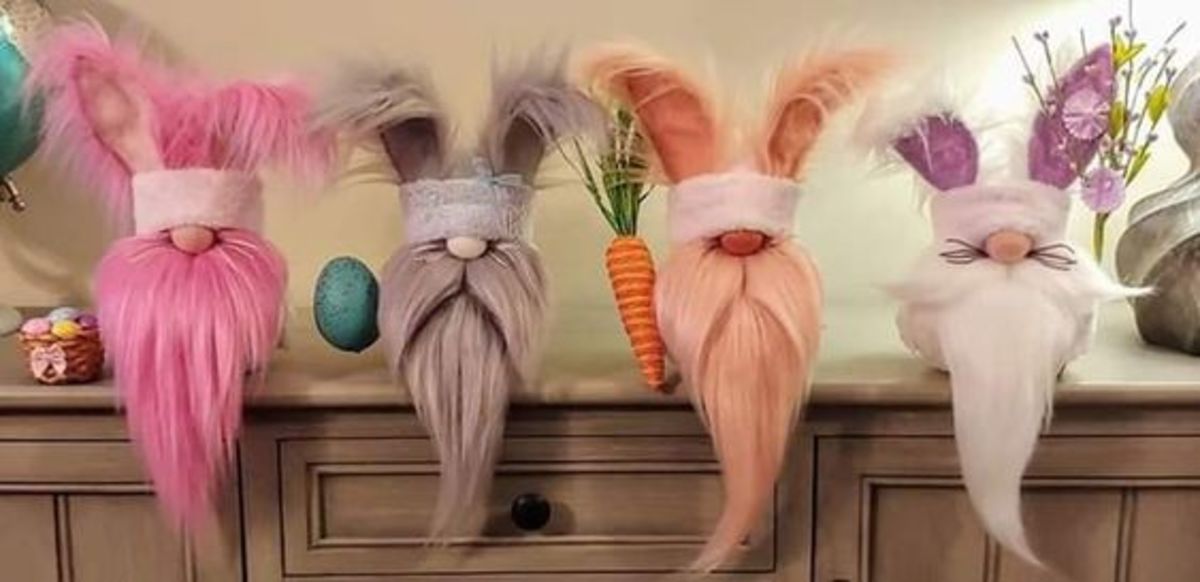 Quartet of Bunny Gnomes