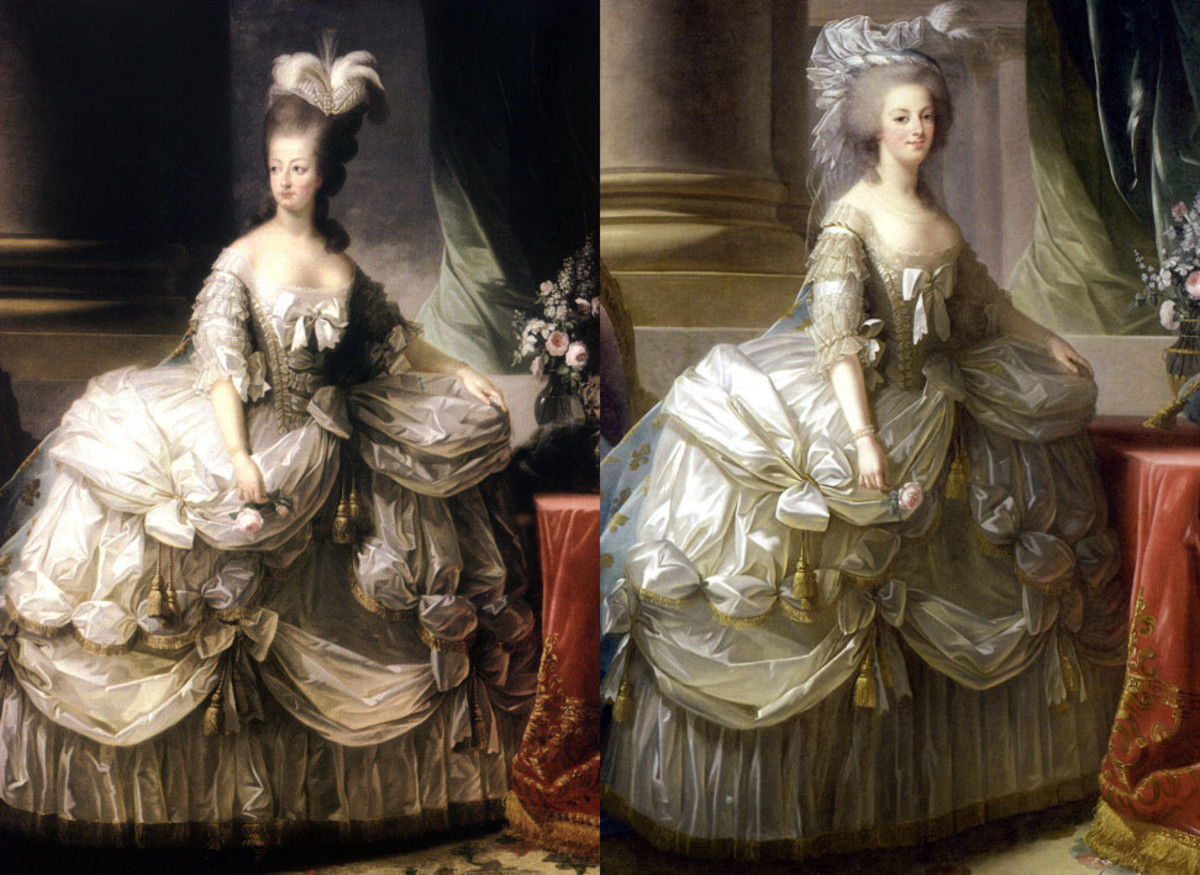 Marie Antionette had some ridiculous fashion choices. 