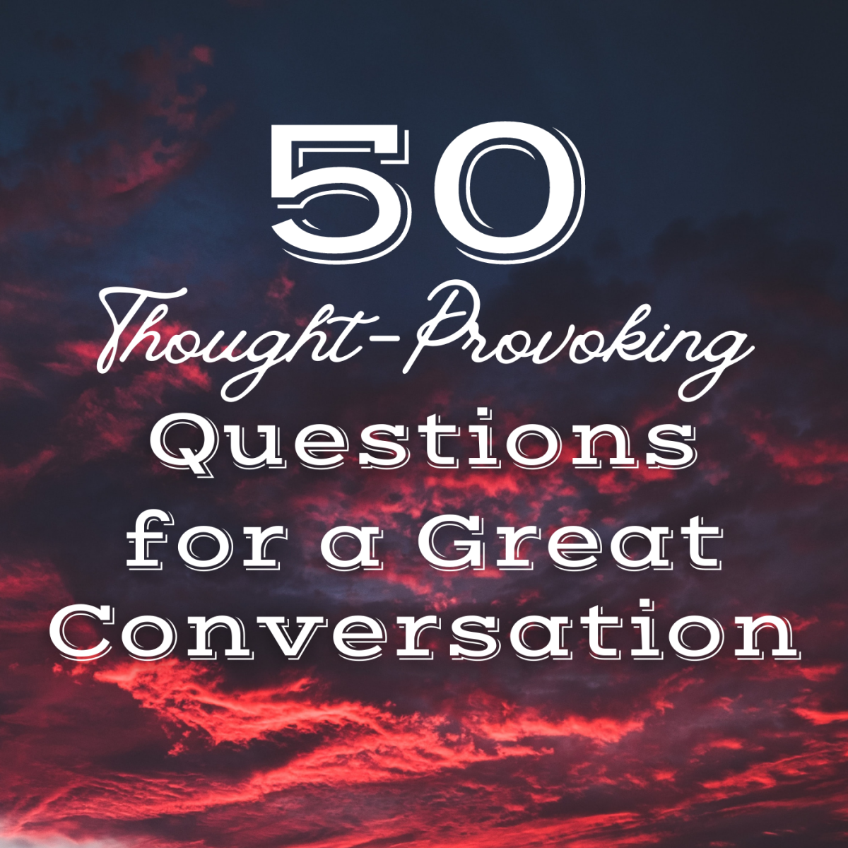 Try these ice-breaker questions for a deep conversation with someone else—or yourself!