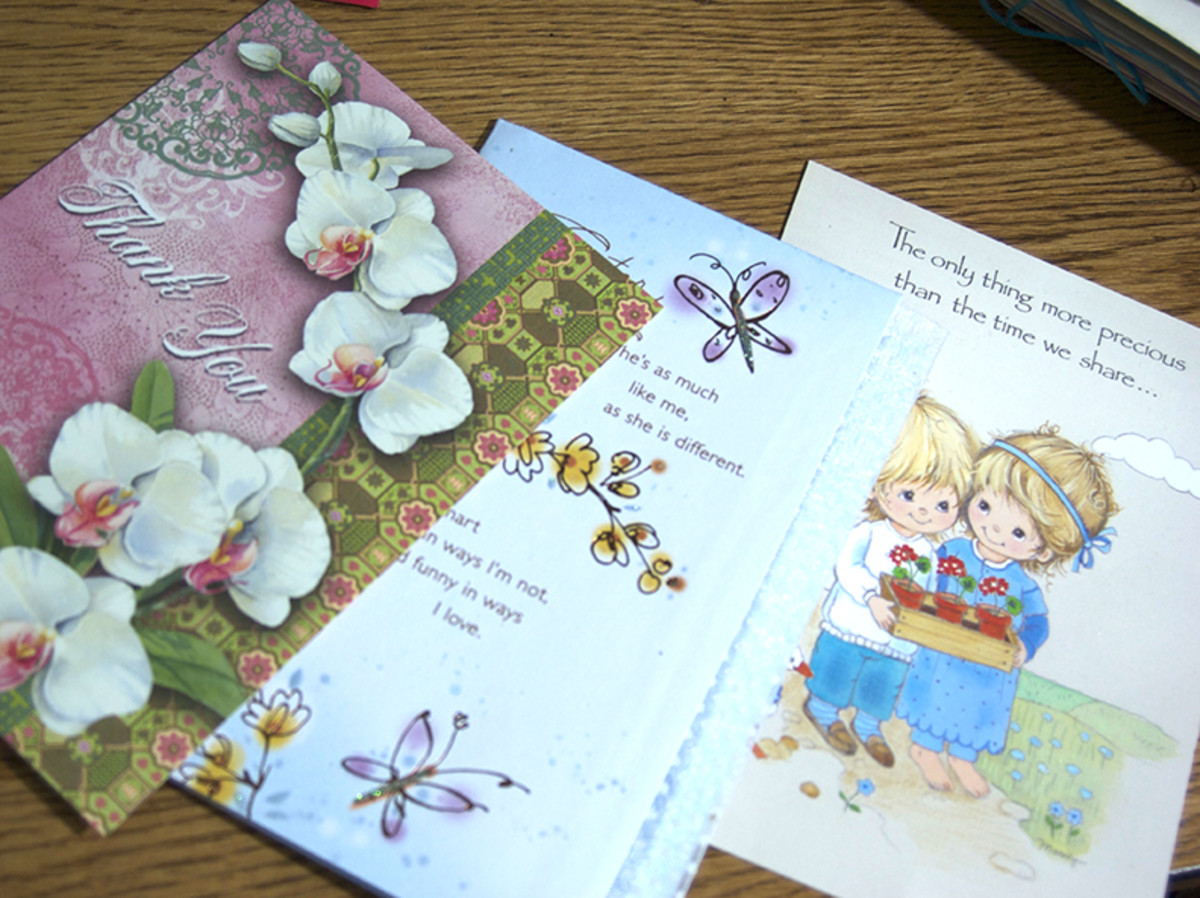 Recycle and Repurpose Old Greeting Cards
